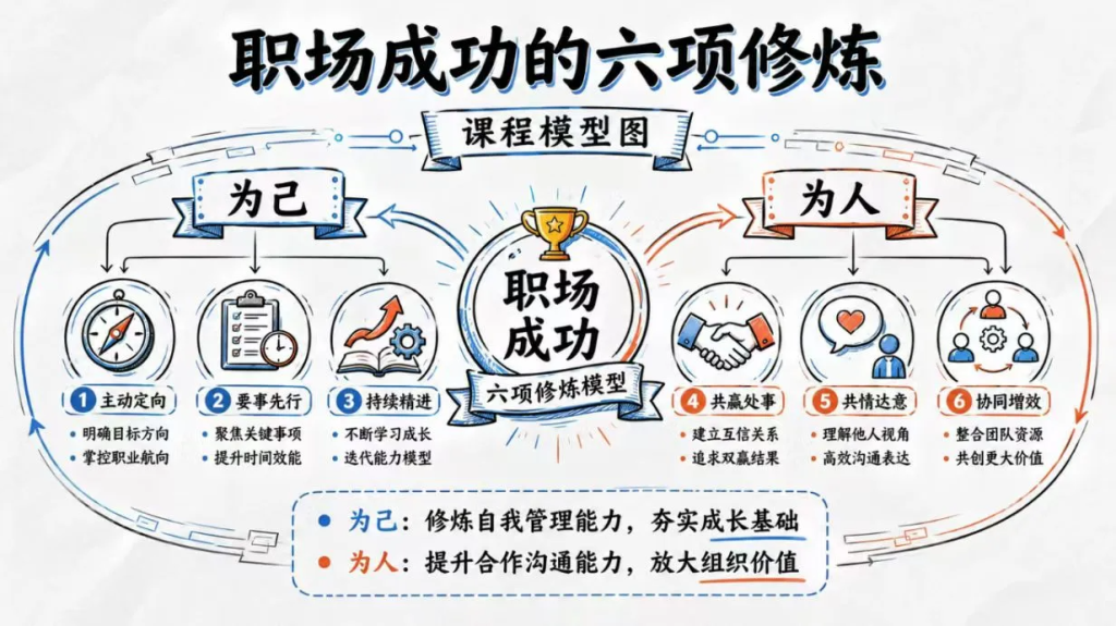 图片[1]-沙盘课程-《职场成功的六项修炼》卓越素养实战-沐风体验